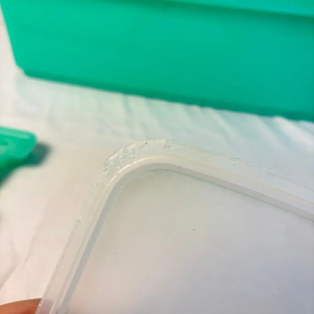 VTG Tupperware jadeite green large rectangle storage box celery bread keeper 782